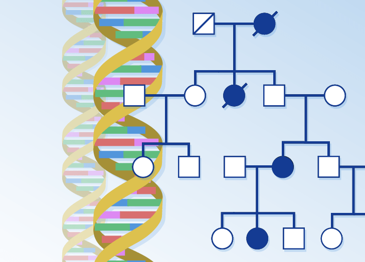 Genetics Essentials Course Illustration.