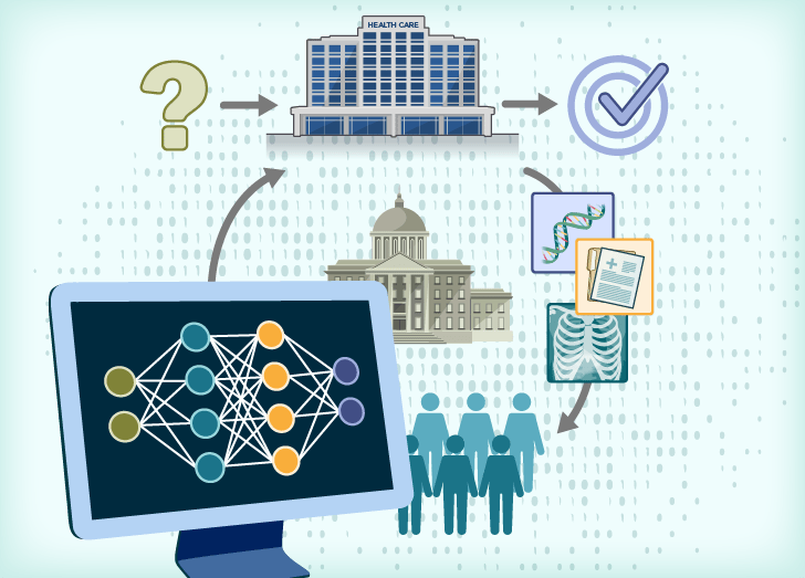 AI in Medicine: Foundations and Applications in Medical Practice and Research Course Illustration.